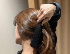 プレブラッシングの写真（画像提供：岡田充）