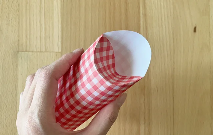 ギフトボックス作りの手順写真（撮影：grapeライフハック編集部）