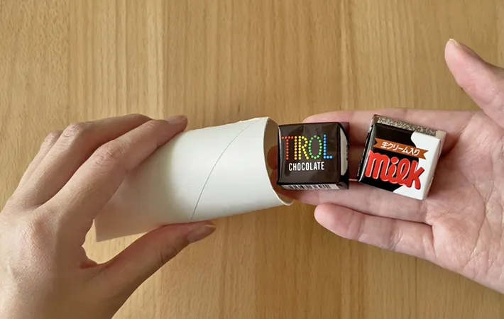 ギフトボックス作りの手順写真（撮影：grapeライフハック編集部）