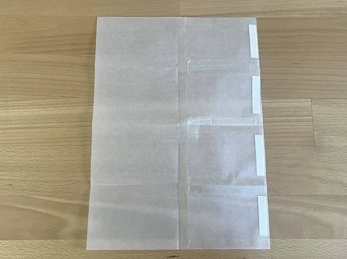 トレーシングペーパーの写真（撮影：grapeライフハック編集部）