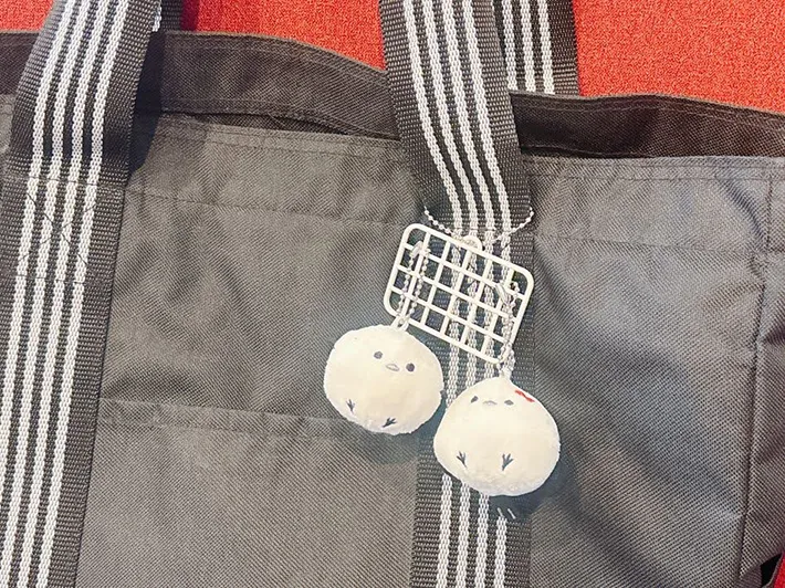 セリア『ワイヤーネットチャーム』の写真（撮影：キジカク）