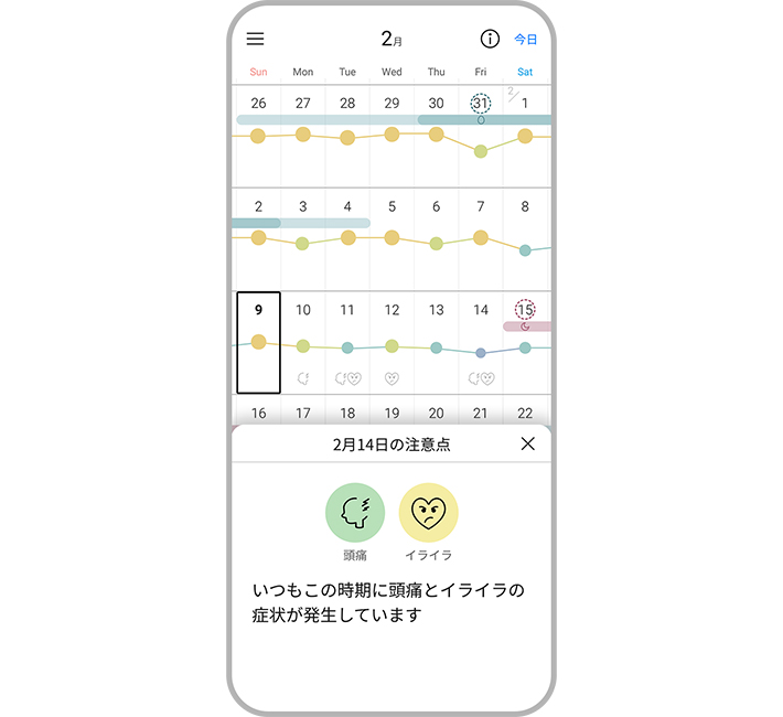 『RizMo』のアプリ画面