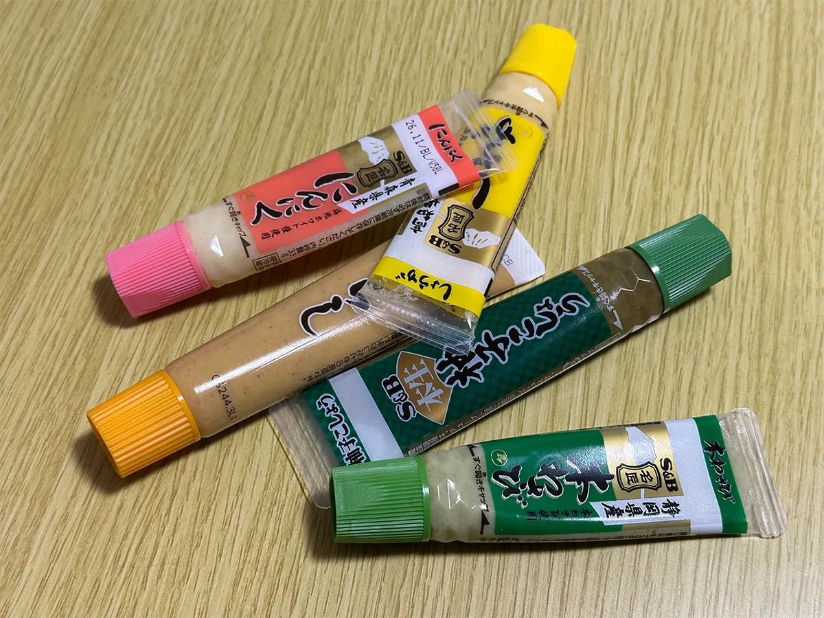 調味料チューブが写る画像（撮影：grapeライフハック編集部）