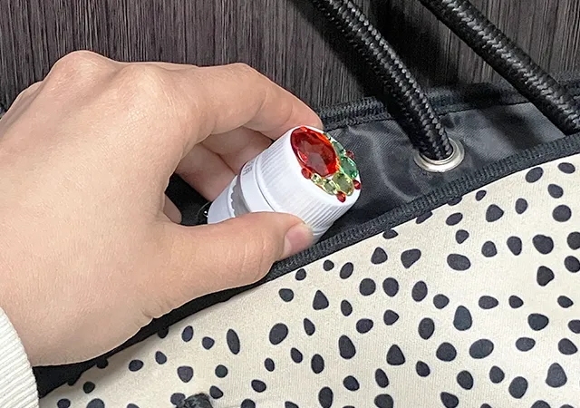 ペットボトルで作る小物入れ（撮影：grapeライフハック編集部）