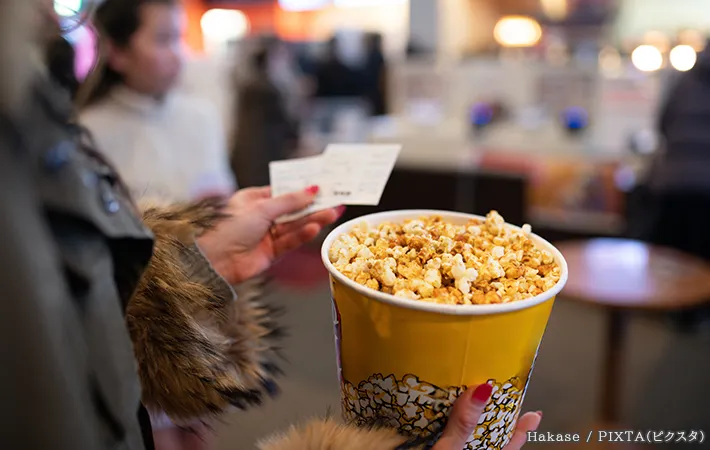 ポップコーンの写真