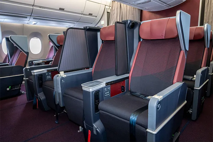 座席シートの写真