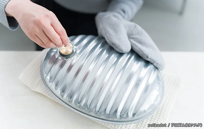 湯たんぽの写真