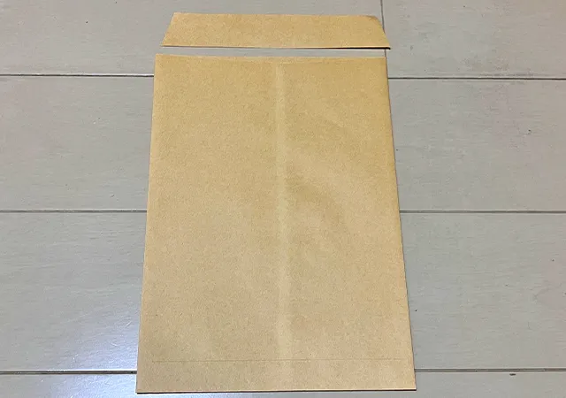 茶封筒（撮影：grapeライフハック編集部）