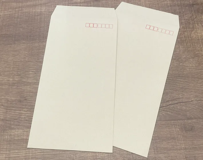 茶封筒の写真（撮影：grapeライフハック編集部）