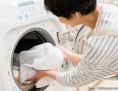 洗濯をする人の写真