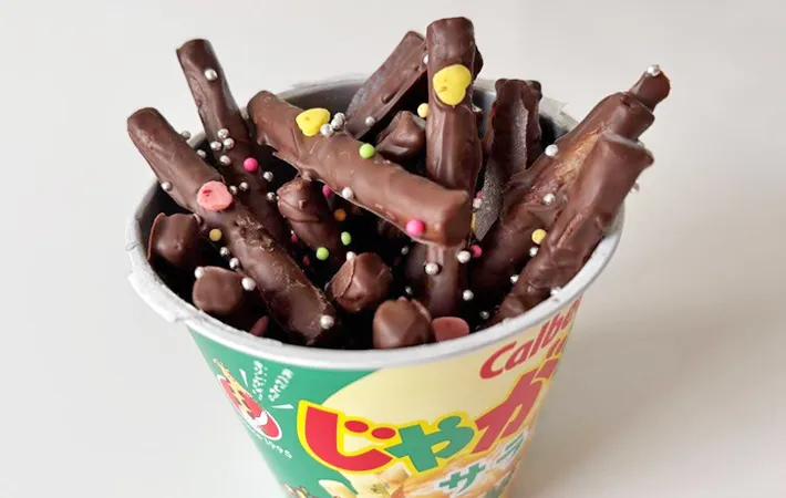 『じゃがチョコ』の完成写真（撮影：エニママ）