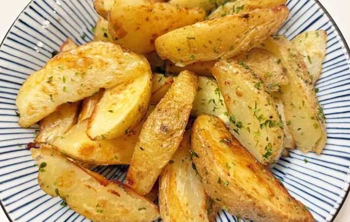 『アイラップで作る揚げないポテト』の完成写真（撮影：エニママ）