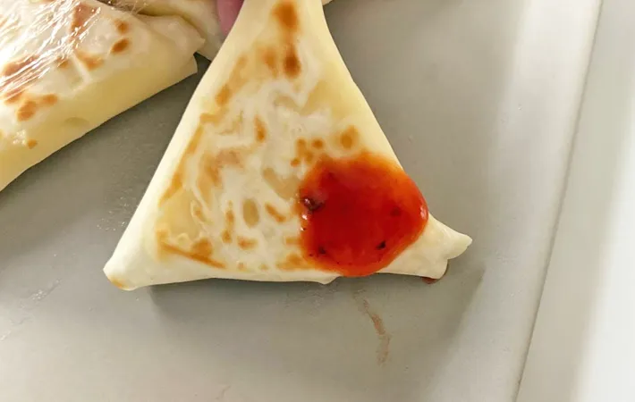 『「６Ｐチーズ」のパリパリホットおつまみ』の完成写真（撮影：エニママ）