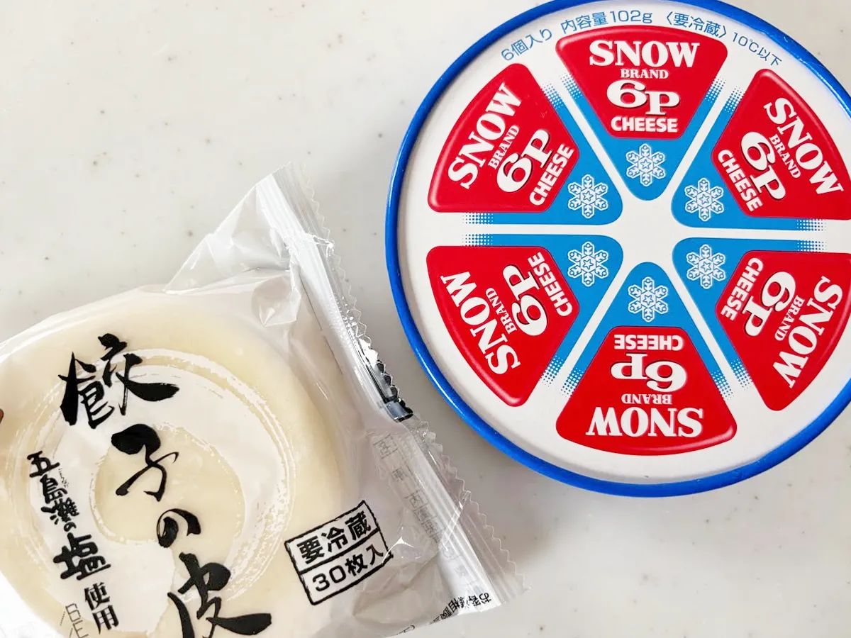 『「６Ｐチーズ」のパリパリホットおつまみ』の材料写真（撮影：エニママ）