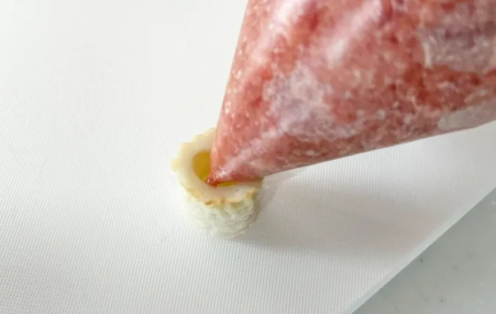 『ちくわシュウマイ』を作る写真（撮影：エニママ）