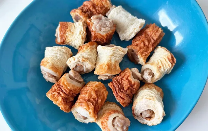 『ちくわシュウマイ』の完成写真（撮影：エニママ）