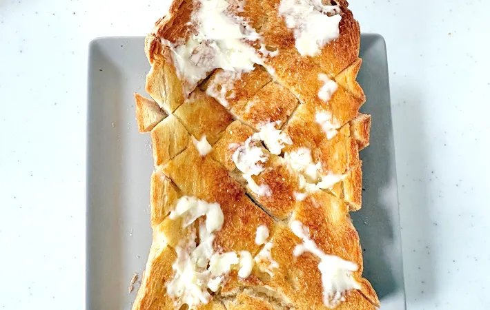 『塩バタートースト』の完成写真（撮影：エニママ）