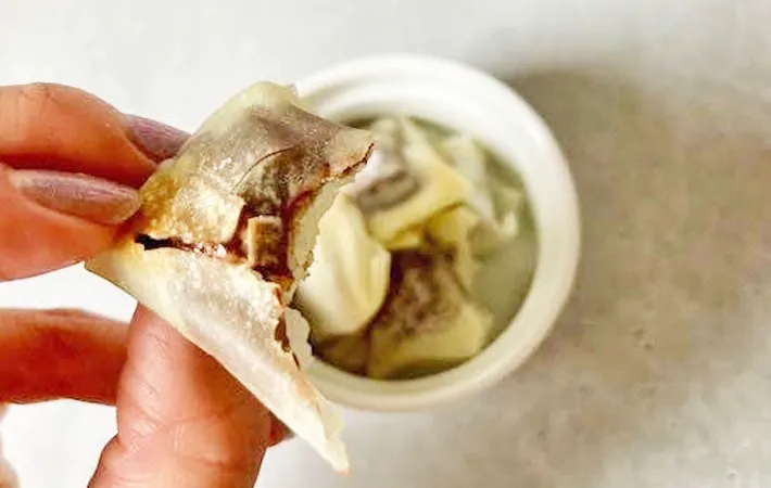 『チョコ包み焼き』の完成写真（撮影：エニママ）