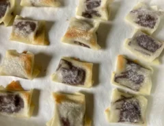 シューマイの皮とチョコの写真(撮影:エニママ)