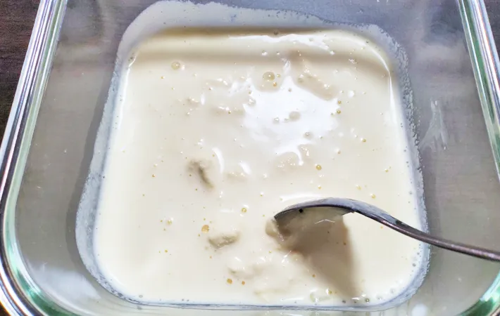 『3色フレンチトースト』を作る写真（撮影：エニママ）