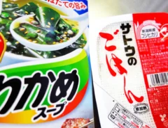 『わかめスープとサトウのごはん』の写真（撮影：エニママ）