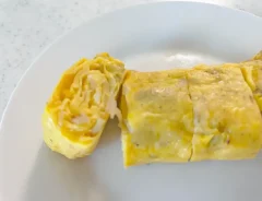 『ザーサイ入り玉子焼き』の完成写真（撮影：エニママ）