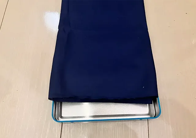 缶と布（撮影：grapeライフハック編集部）