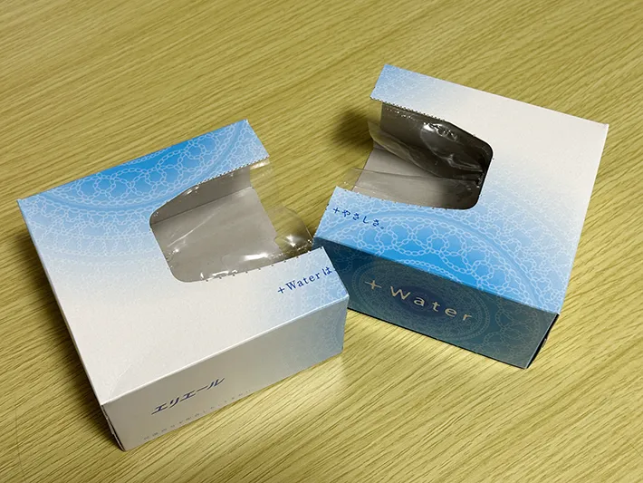 ティッシュの空き箱の画像（撮影：grapeライフハック編集部）