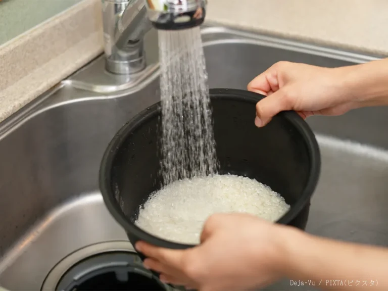 洗米の写真