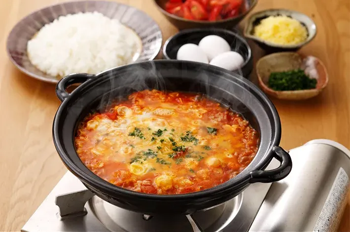 トマトキムチリゾットの写真