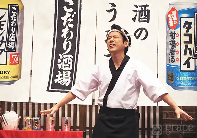 『こだわり酒場』の新CM発表会に登壇した二宮和也さん（撮影：grape芸能編集部）