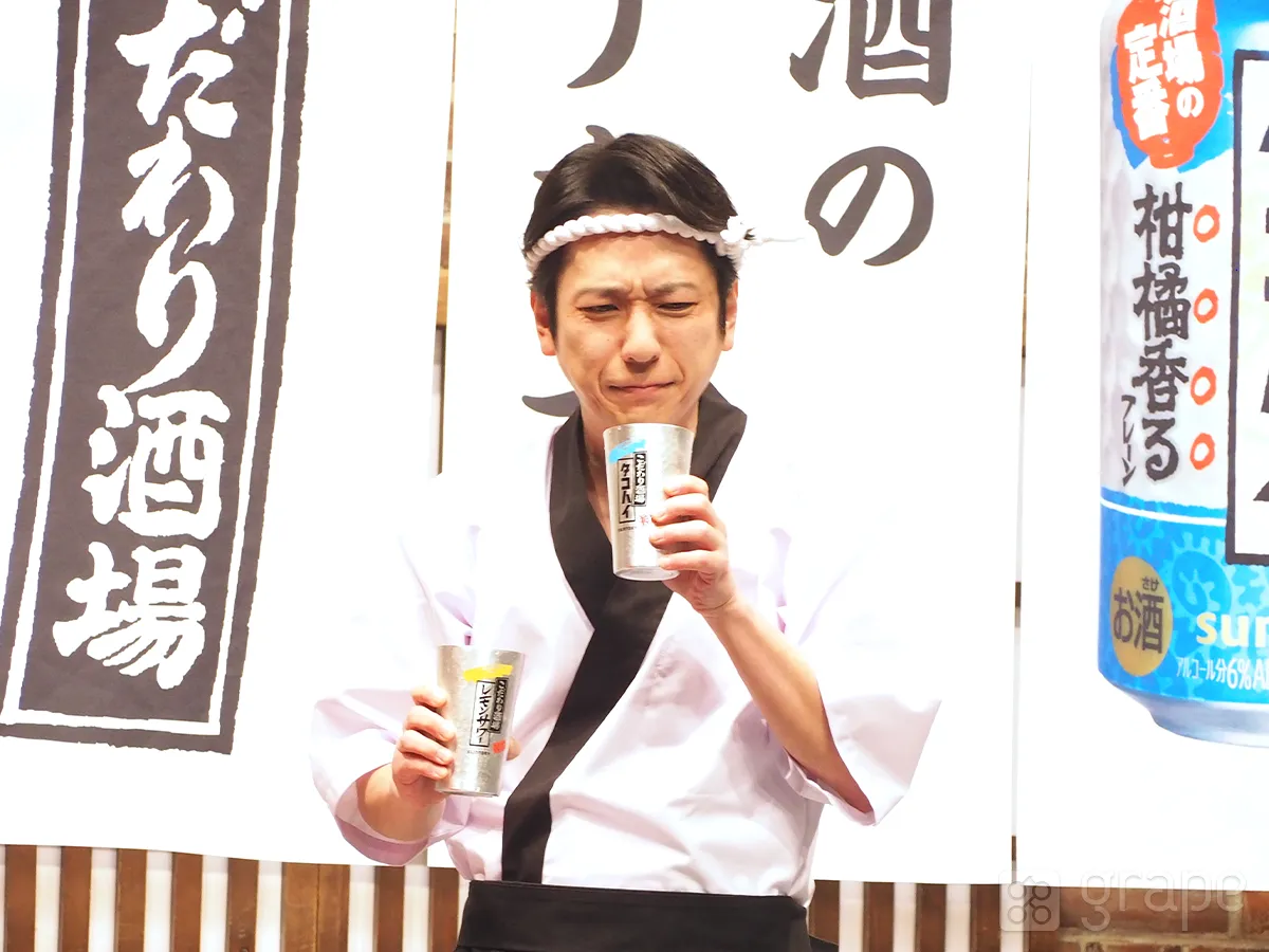 『こだわり酒場』の新CM発表会に登壇した二宮和也さん（撮影：grape芸能編集部）