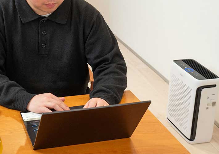 『Levoit Vital 100S 空気清浄機』の使用写真