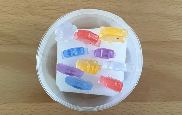 収納したお弁当用ピックの写真（撮影：grapeライフハック編集部）