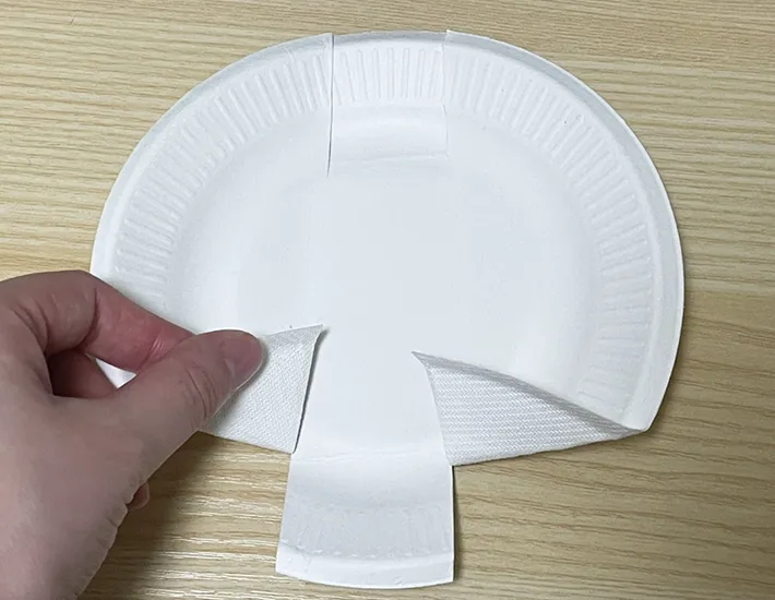 紙皿の写真（撮影：grapeライフハック編集部）