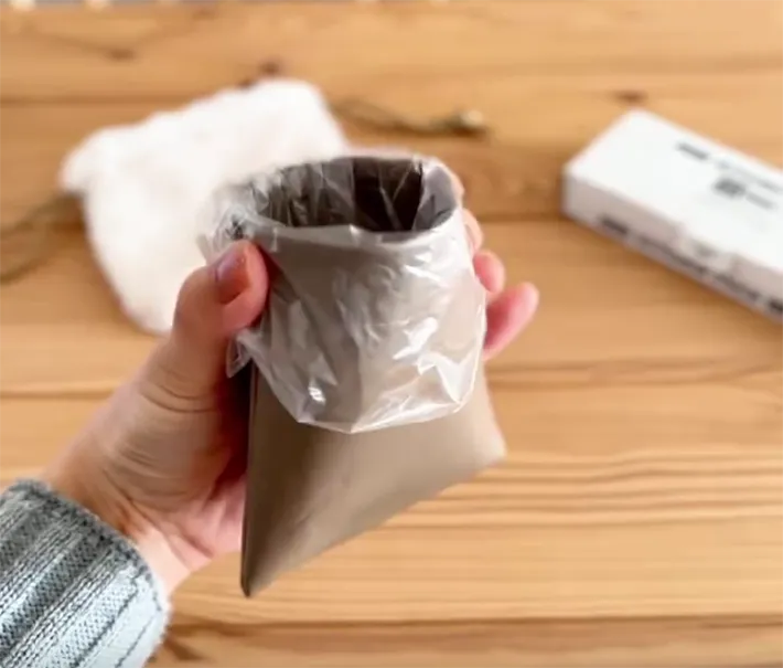 ゴミ用のポーチの動画スクリーンショット