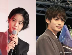 神尾楓珠さんと平手友梨奈さんの写真