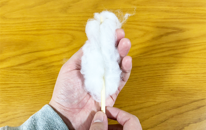 手芸綿の活用法（撮影：grapeライフハック編集部）