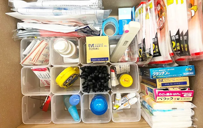 『くつした整理カップ』の使用写真（撮影：Classy Life）