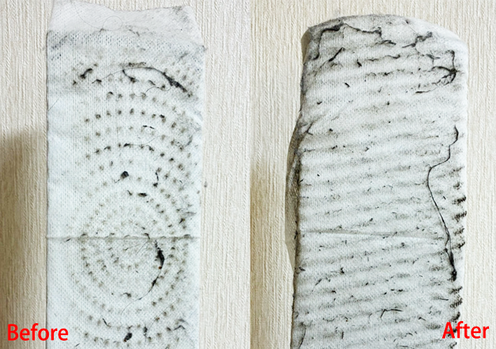 ネットシートの活用法（撮影：grapeライフハック編集部）