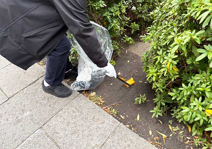 ゴミの写真（撮影：grape編集部）