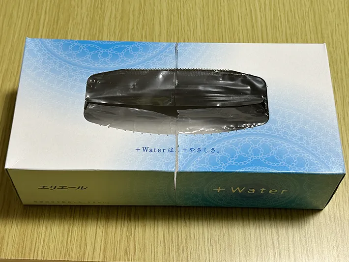 ティッシュの空箱をレターラックにする活用法の画像（撮影：grapeライフハック編集部）