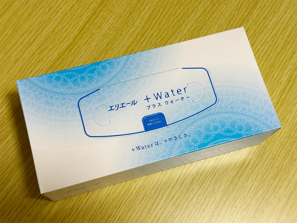 ティッシュ箱の画像（撮影：grapeライフハック編集部）