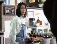 『夫に間違いありません』に出演する松下奈緒さんが写る場面写真