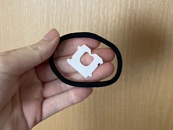 ヘアゴムの写真（撮影：grapeライフハック編集部）