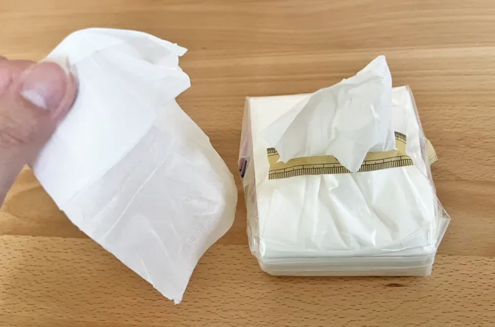 大容量のポケットティッシュの写真（撮影：grapeライフハック編集部）