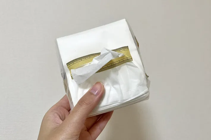 大容量のポケットティッシュの写真（撮影：grapeライフハック編集部）