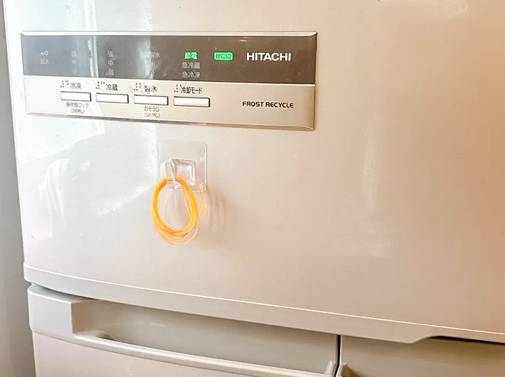 冷蔵庫に張りつけた写真（撮影：キジカク）