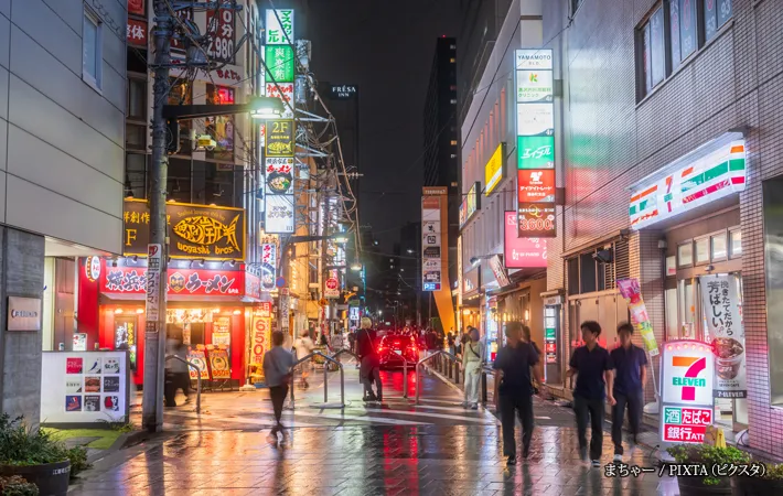 『錦糸町駅前・都市夜景』の写真