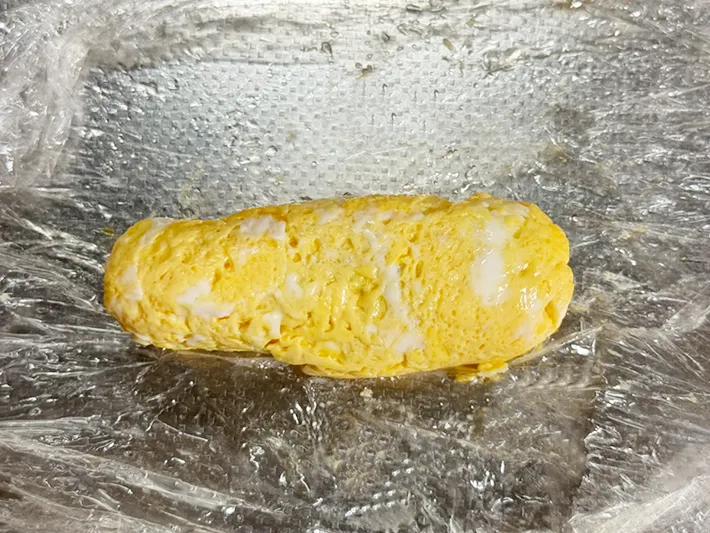 『レンチンだし巻きたまご』の作り方（撮影：grapeフード編集部）